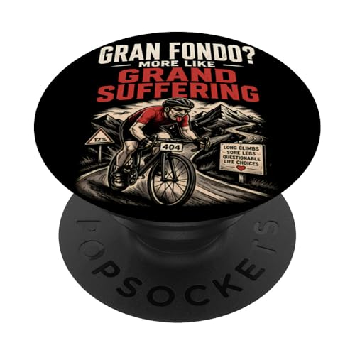 Gran Fondo Grand Suffering Cycling PopSockets PopGrip