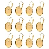 [MATERIAL]: Los ganchos de pendientes tipo leverback están hechos de aleación de hierro, que es dura, no se deforma ni se desvanece fácilmente, y tiene la durabilidad y resistencia para conectar varias partes de joyería, además de verse brillante y con textura