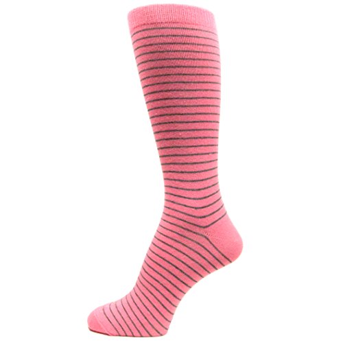 Spotlight Hosiery Men's Groomsmen Wedding Striped Dress Socks
