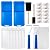 Mister Rui Paint Roller Kit, Microfiber Paint Roller Covers (3/8" Nap), Small Paint Rollers with Tray and Roller Frame, Mini Rollers for Painting, Paint Supplies for House Painting
