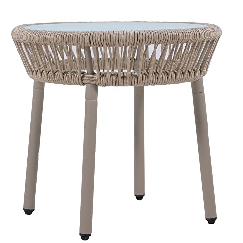 Expelz Rattan Patio Furniture Set,Outdoor Ottomans For Patio And Grand,Patio Dining And Conversation Sets, Wicker Outdoor Sectional,Sillas Para Patio Set (Beige Chair) #TOP6