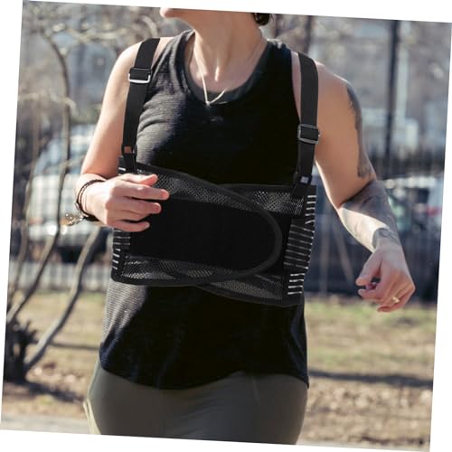 Faja lumbar transpirable para hombre para soporte y fitness miniatura 4