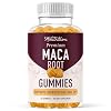 Maca Root Gummies | Drive, Performance & Energy Support | High-Concentration 4:1 Extract | Hormone Balance for Women | Delicious Peach Flavor | Vegan, Non-GMO & Third-Party Tested | 60 Maca Gummies