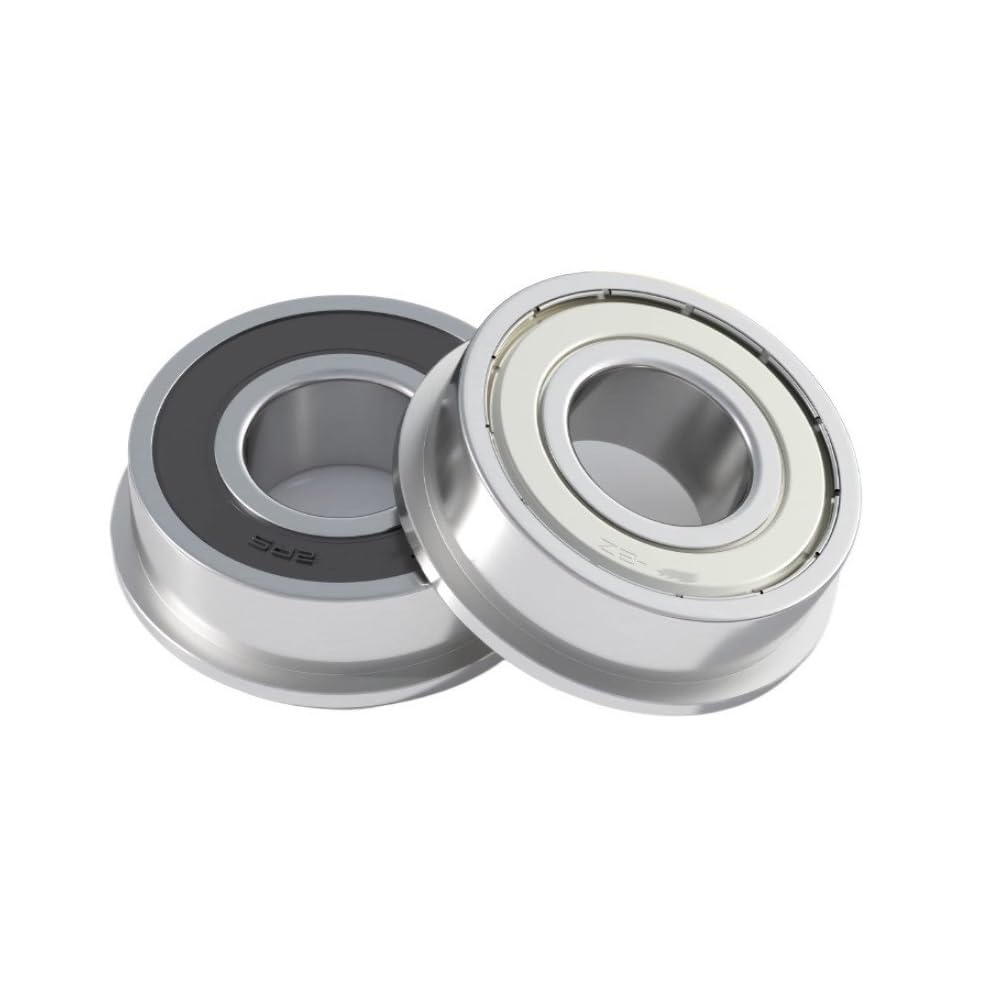2 rodamientos de Bolas Miniatura con Brida P4/P5 F6200/F6201/F6202/F6203/F6204/F6205-ZZ(F6202-ZZ/P5 15x35x11mm)