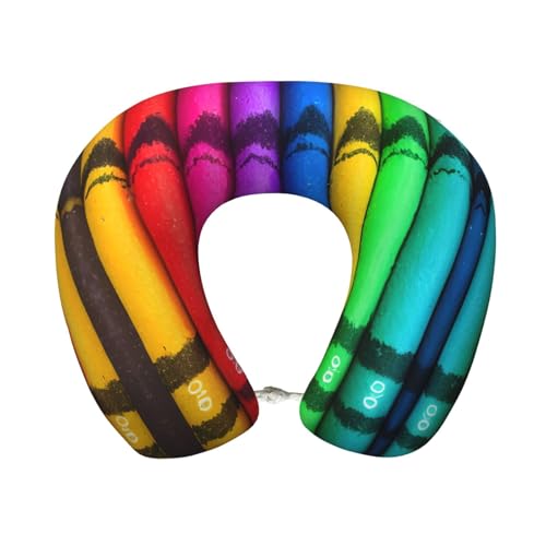 Almohada de viaje de espuma viscoelástica U-colorful