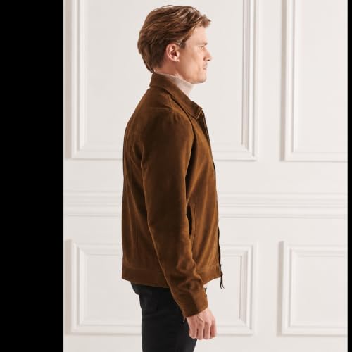 Image of Leather Jacket For Men Suede