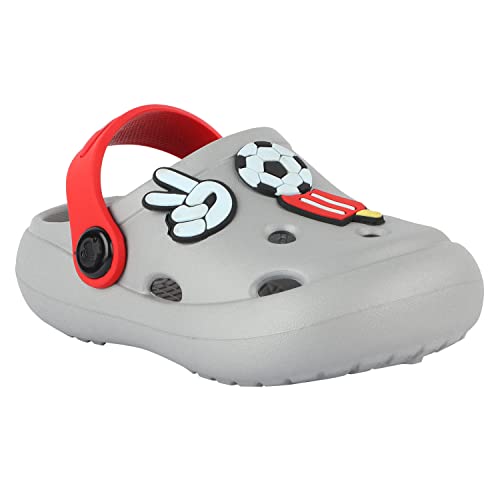 Image of NEOZ Casual Slingback Clogs for Kids with Soft Sole | Slip-On Breathable, Lightweight | Comfortable & Durable | Stylish Indoor & Outdoor Sandals Clogs for Kids