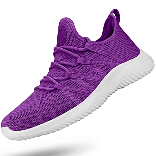 Image of Feethit Womens Slip On Running Shoes Breathable Walking Shoes Lightweight Gym Workout Shoes Non Slip Fashion Sneakers