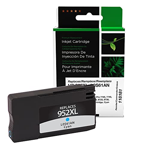 Cartouche HP 952XL Cyan Clover remanufacturée L0S61AN pour éviter les pannes