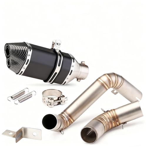 Amazon.co.jp: FIRECARP バイクマフラー, スリップオンサイレンサー