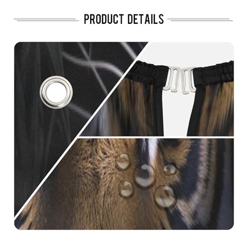 Capa para Corte de Cabello Profesional MAOBLYR Negra con Cierre de Broche Ajustable, Impermeable para Barbería y Estilismo miniatura 4