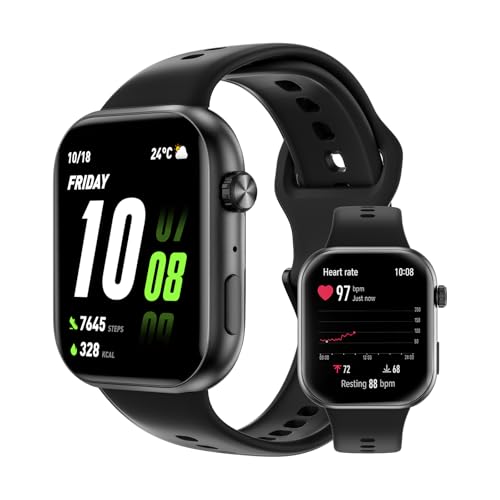 HONOR Choice Watch 2i 1.85' AMOLED Bluetooth Calling Smartwatch,109 Modos de Fitness,Batería 14 Días,Spo2,Monitor de Ritmo Cardíaco y Estrés,Sleep Tracker,Android iOS,Negro