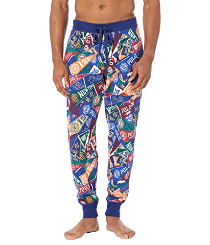 POLO RALPH LAUREN Gerippter Bund, Strick-Nachtwäsche, Jogginghose, Prep...