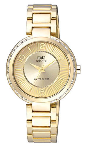 Q&Q Casual Analog Gold Dial Womens Watch-F531J003Y (B0727SR1S6) Amazon Price History, Amazon Price Tracker