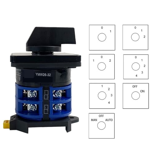 Interrupteur à came rotatif 32A 660V bipolaire pour sectionneur de puissance - 2