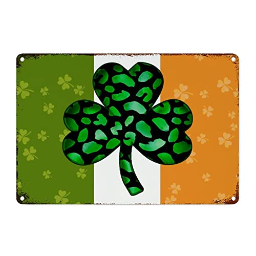 Trèfle en métal Irlande de haute finition pour panneau décoratif durable