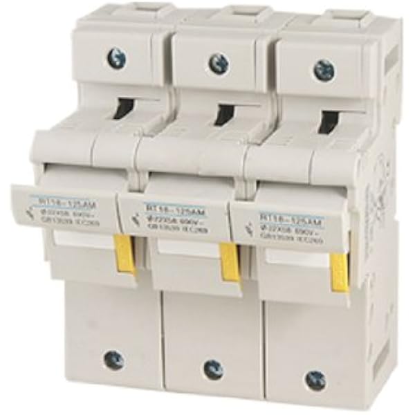 Aexit RT18-125AM 3-biegunowa podstawa cylindrycznego uchwytu bezpiecznika 3P 22x58mm(Base de porte-fusible cylindrique RT18-125AM Three Poles 3P 22x58mm