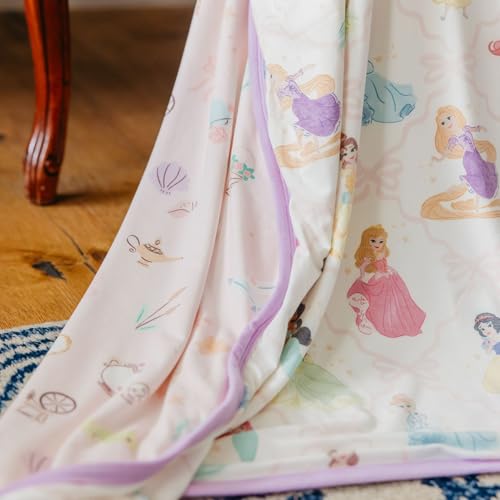 Image of Copper Pearl Jumbo 3-Layer Baby Blanket: Soft Baby Quilts for Boys and Girls | Breathable, Cozy, Toddler Blanket | Baby Quilt for Newborns | 60x72 Premium Material | Disney Princess