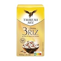 Un mélange de 3 riz sélectionnés — la douceur du riz long grain, le goût noisette du riz sauvage et le croquant du riz rouge. Une combinaison unique pour des assiettes colorées et savoureuses. Riz long grain étuvé (80%), riz rouge (10,5%), riz sauvag...