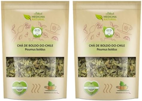Medicina Natural - Chá de Boldo do Chile - Kit com 2 Pacotes de 1...