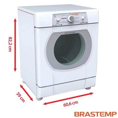 Secadora de Roupas Brastemp Ative de Piso Branca 10Kg BSR10 127V
