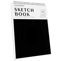 DagouColor Livre Croquis, 1 Pack, 50 Feuilles (100 Pages), A4 Reliure Spirale Carnet De Dessin D'art Sans Acide, 140GSM Esquisse Pad Pour Les Artistes Débutants Adultes Enfant