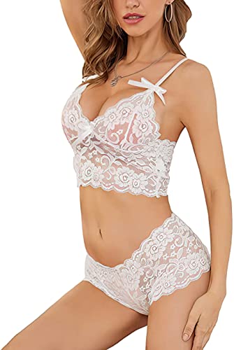 Image of Women's Special Babydoll Poly-Cotton Bikini Set| Non-Padded Bra & Panty |Nightwear /Hot Couples Honeymoon /First Night /Anniversary