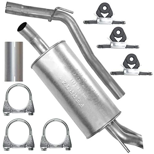 Ferroz Endschalldämpfer Auspuff Endtopf für VW Transporter T4 IV SWB, LWB 2.5 TDI