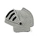 LOCOMO Roman Knight Helmet Visor Cosplay Knit Beanie Hat Cap Wind Mask FFH088GRY