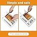 Jumeihui Bread Slicer For Homemade Bread,Bread Slicer Guide For Width Is Adjustable And Replaced,Bread Loaf Slicer With Crumb Tray,Suitability For Homemade Bread, Bagels, Cakes