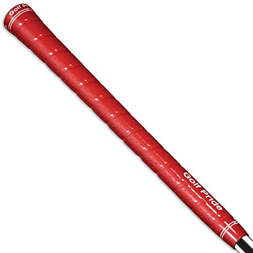 Golf Pride Tour Wrap 2G Golf Grips - Standard Size - Single Grip (Red - 48g - 60 Round)