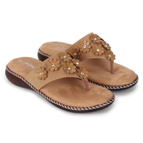 Image of ORTHO JOY doctor Fancy Footwear for women || Orthopedic Women's Fancy Slipper /Sandal For Women