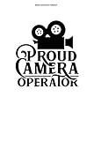 Stolzer Kameramann Notizbuch: 100 Seiten | Kariert | Kameramann Kamerafrau Videograph Filmberuf Kamera Film Kameramänner Videographie Filmen