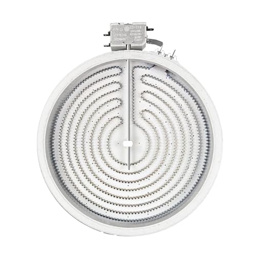 UPGRADE 316135401 WP8273992 W10823696 9in Radiant Surface Element Compatible With Frigidaire Range Radiant Surface Element Replace for kenmore Range Replacement Parts 316224200 316224201 AP4416812