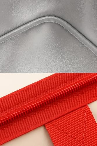 Busstier 25 Lt Termos Çanta, 33x22x22 cm Piknik ve Kamp Soğutucu Çanta, Suya Dayanıklı İç Kaplama, Geniş Hacimli Taşınabilir Soğuk Tutucu, Fermuarlı Kapaklı, İzolasyonlu Beslenme Çantası - Görsel 4