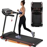 Laufband für Zuhause, Laufband klappbar, Laufbänder bis 14 km/h, max...