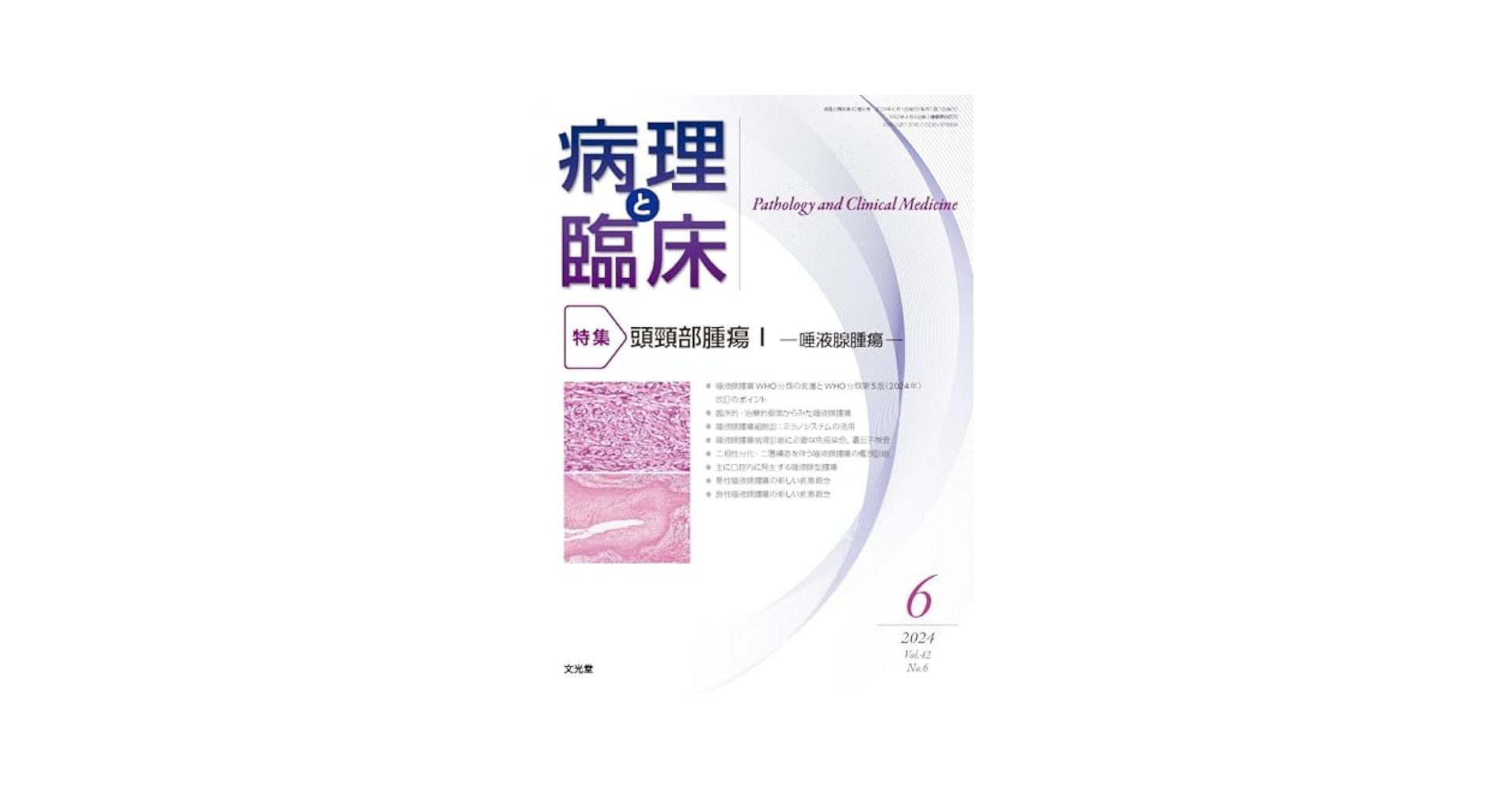 病理と臨床 2024年 6 月号 [雑誌] 【特 集】頭頸部腫瘍Ⅰ―唾液腺