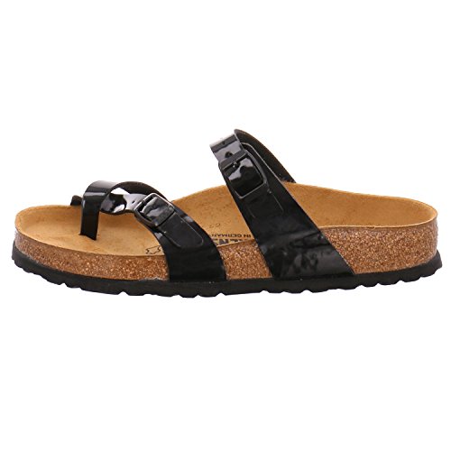 Image of Birkenstock Arizona Eva Mules /Clogs Men Black Mules Shoes, Black Black Patent, 11 US