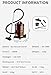 KJLQDZSW Wet and Dry Vacuum Cleaner 21L, 3600w, Industrial Vacuum Cleaner, 5m Cable Home Carpet Upholstery Cleaner,Floor, Grout, Tile, Sofa, Carpet, Carpet