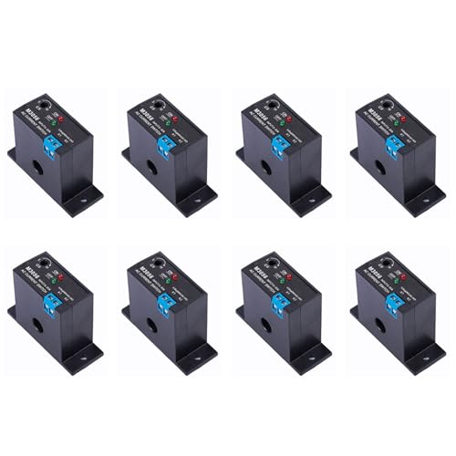 Interruptor de detección de corriente AC 0.2-30A NC M3056 de 8 piezas para señal PLC 2
