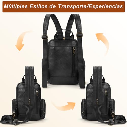 Comparativas de Bolsos mochilas cuero - los más vendidos. 18 Imagen adicional