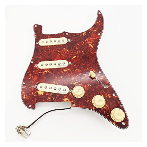 Red Guitar Pickguard Pickups Sinle RC CG[ sbNAbv SSS M^[zn[lX STGLM^[p