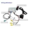Reversing Camera Interface,Compatible With Mercedes Benz GLC X253 AMG NTG5.0 5.1 System Front Rear Camera Adapter Parking Display Decoder(Manual box)