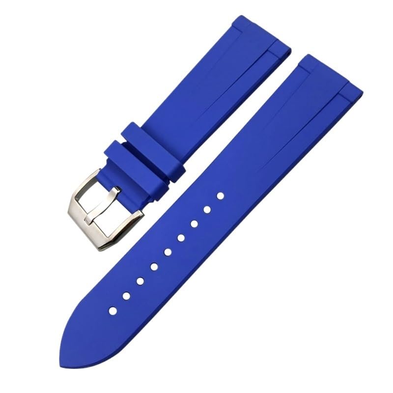 Bracelet silicone souple 20mm résistant à la sueur pour grand poignet