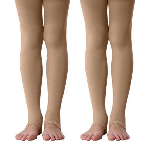 Century Star Girls Ballet Dance Stirrup Tights Ultra Soft for Stockings Kids Super Elasticity School Uniform Tights