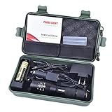 XNBZW LED-Taschenlampen-Set für den Außenbereich, helle 5000 lm X800 Shadowhawks T6 LED-Taschenlampe G700 Light Kit LED-Taschenlampe Shadowhawks-Lampe Lampenschirm Tischlampe (Multicolor, One Size)