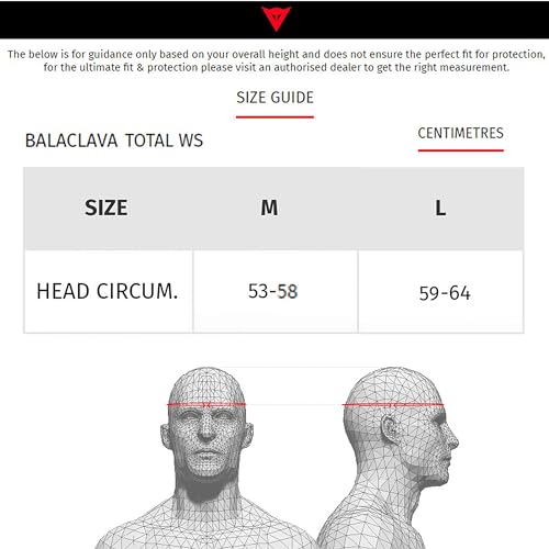 Dainese Ws Gaiter Adult Windstopper Fabric Neck Gaiter, Black, One Size3