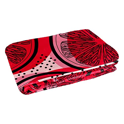Couverture pamplemousse douce : finis les frissons sur votre canapé et lit - 3