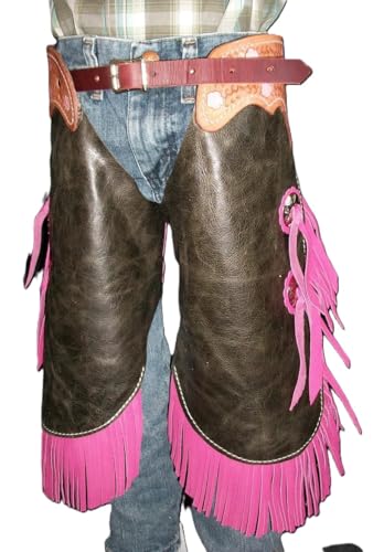 Kids Chinks/Leather Kids Chinks/Distressed Kids Chinks/Distressed Grey Kids Chinks/Pink Leather Kids Chinks/R Bar K (16 Teen)