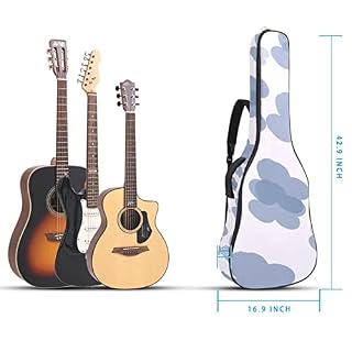 Étui de protection rembourré pour guitare acoustique classique Motif tête de mort, Multicolore 08, 42.9×16.9×4.7 in… - Les Beatles, Paul McCartney, John Lennon, RIngo Starr, George Harrison Étui de protection rembourré pour guitare acoustique classique Motif tête de mort, Multicolore 08, 42.9x16.9x4.7 in… – Image 5